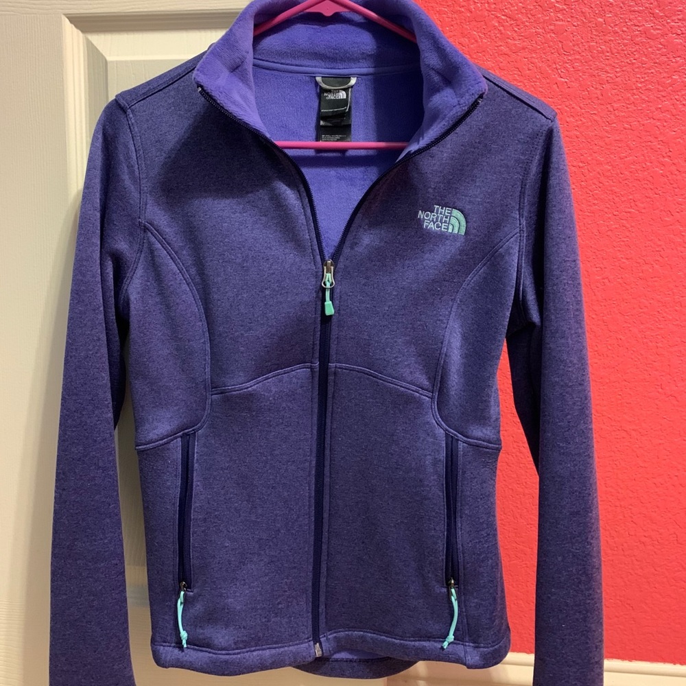 North face purple jacket